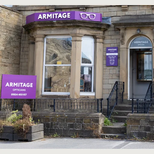 Armitage Opticians in Heckmondwike, from the street